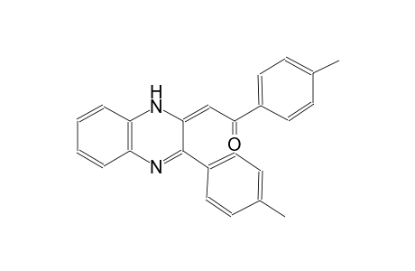 ethanone, 1-(4-methylphenyl)-2-(3-(4-methylphenyl)-2(1H)-quinoxalinylidene)-, (2E)-