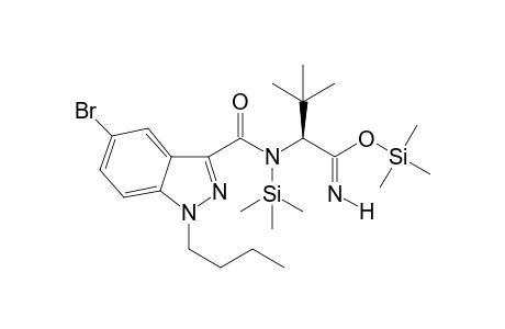 trimethylsilyl (1Z,2S)-2-(((5-bromo-1-butyl-1H-indazol-3-yl)carbonyl)(trimethylsilyl)amino)-3,3-\rdimethylbutanimidate