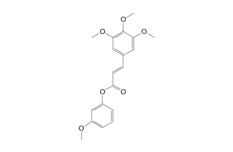 (E)-3-METHOXYPHENYL_3,4,5-TRIMETHOXYCINNAMATE
