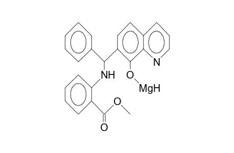 7-(A-[2-Methoxycarbonyl-anilino]-benzyl)-8-quinolinol magnesium complex