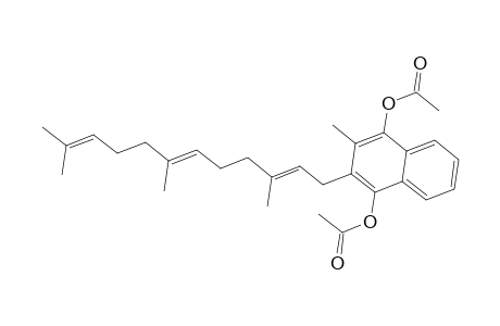 1,4-Naphthalenediol, 2-methyl-3-(3,7,11-trimethyl-2,6,10-dodecatrienyl)-, diacetate