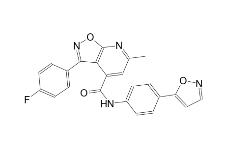 isoxazolo[5,4-b]pyridine-4-carboxamide, 3-(4-fluorophenyl)-N-[4-(5-isoxazolyl)phenyl]-6-methyl-