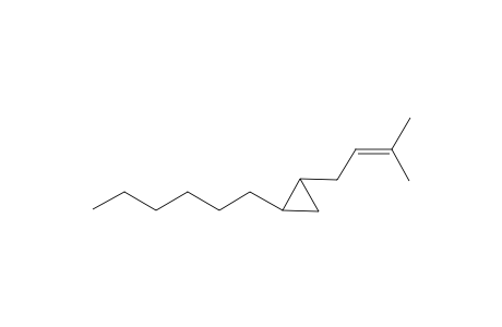 1-(3-Methyl-2-butenyl)-2-hexylcyclopropane