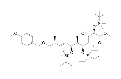 (E,2R,3S,4S,5R,6S,7R,10S,11S)-2,7-bis[[tert-butyl(dimethyl)silyl]oxy]-3-methoxy-11-[(4-methoxyphenyl)methoxy]-4,6,8,10-tetramethyl-5-triethylsilyloxy-8-dodecenoic acid methyl ester