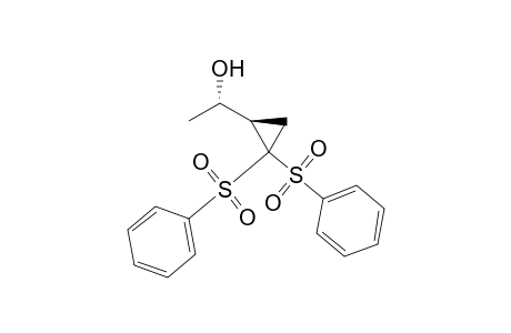 (1R*,.alpha.S*)-2,2-Bis(phenylsulfonyl)-.alpha.-methylcyclopropanemethanol
