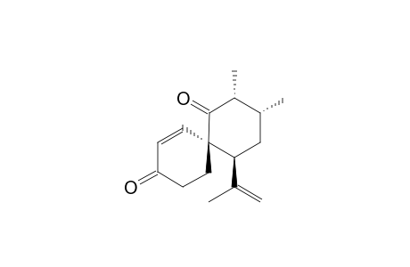 (2R,3R,5S,6R)-5-Isopropenyl-2,3-dimethyl-spiro[5.5]undec-7-en-1,9-dione