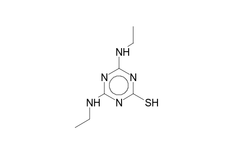 1,3,5-Triazine-2-thiol, 4,6-bis(ethylamino)-