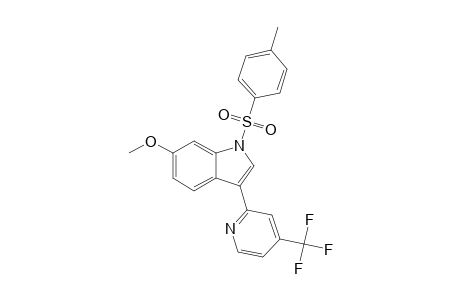 4-TRIFLUOROMETHYL-2-[3'-(N-TOLUENESULFONYL-6'-METHOXYINDOLYL)]-PYRIDINE