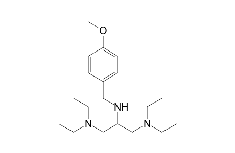 1,3-Bis(diethylamino)-2-[(4-methoxyphenyl)methyl]aminopropane