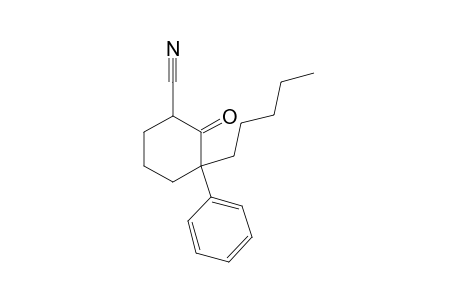 2-oxo-3-pentyl-3-phenylcyclohexanecarbonitrile