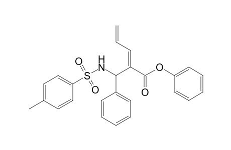 (E)-2-[(phenyl)(toluene-4-sulfonylamino)methyl]penta-2,4-dienoic acid phenyl ester
