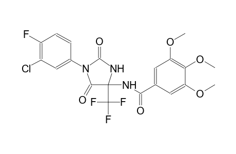 Benzamide, N-[1-(3-chloro-4-fluorophenyl)-2,5-dioxo-4-(trifluoromethyl)-4-imidazolidinyl]-3,4,5-trimethoxy-