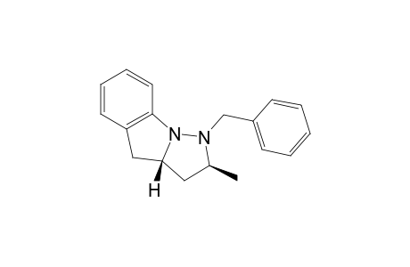 (2SR,3aSR)-1-Benzyl-2-methyl-2,3,3a,4-tetrahydro-1H-pyrazolo[2,3-a]indole