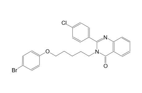 3-[5-(4-bromophenoxy)pentyl]-2-(4-chlorophenyl)-4(3H)-quinazolinone