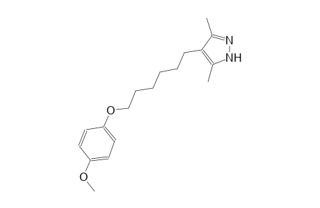 4-[6-(4-methoxyphenoxy)hexyl]-3,5-dimethyl-1H-pyrazole