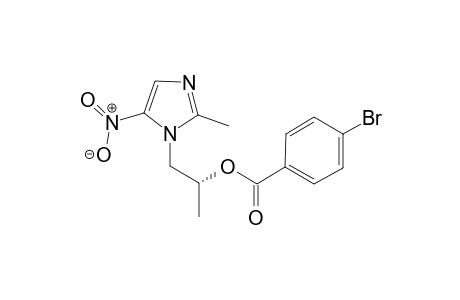 (-)-(R)-4-Bromo-benzoic acid-1-methyl-2-(2-methyl-5-nitro-imidazol-1-yl)-ethyl ester