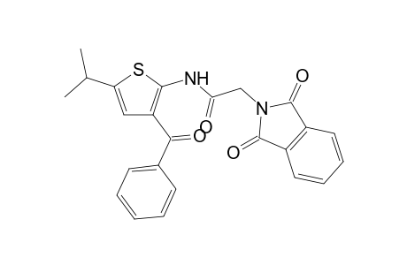 N-(3-benzoyl-5-isopropyl-2-thienyl)-2-(1,3-dioxoisoindolin-2-yl)acetamide