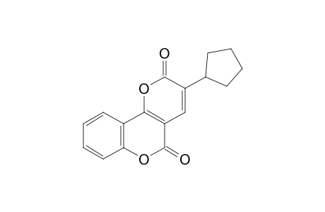 2-cyclopentyl-3-hydroxy-4-(alpha-hydroxysalicylidene)glutaconic acid, di-delta-lactone