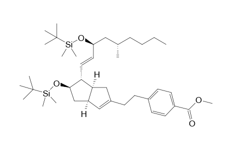 4-[2-[(3aS,5R,6R,6aS)-5-[tert-butyl(dimethyl)silyl]oxy-6-[(E,3S,5S)-3-[tert-butyl(dimethyl)silyl]oxy-5-methyl-non-1-enyl]-1,3a,4,5,6,6a-hexahydropentalen-2-yl]ethyl]benzoic acid methyl ester