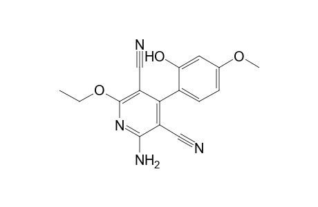 2-Amino-3,5-dicyano-6-ethoxy-4-(2-hydroxy-4-methoxyphenyl)pyridine