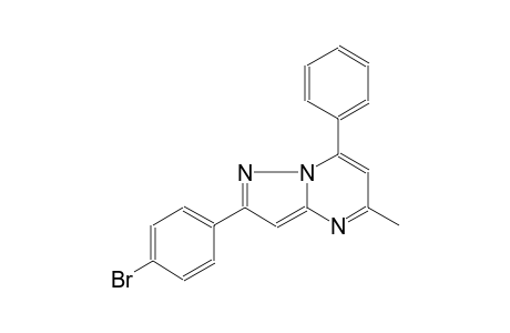 pyrazolo[1,5-a]pyrimidine, 2-(4-bromophenyl)-5-methyl-7-phenyl-