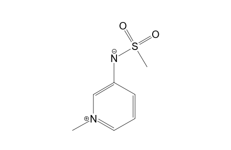 1-METHYL-3-(METHYLSULFONAMIDO)PYRIDINIUM HYDROXIDE, INNER SALT