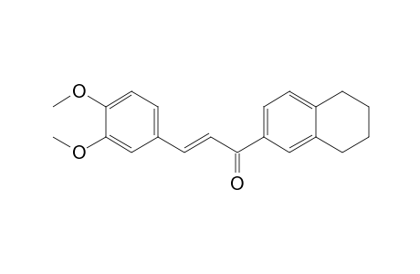 3-(3,4-Dimethoxyphenyl)-1-(5,6,7,8-tetrahydronaphthalen-2-yl)prop-2-en-1-one