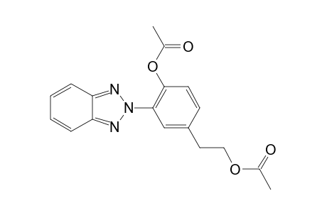 2-[4-(Acetyloxy)-3-(2H-benzotriazol-2-yl)phenyl]ethyl acetate