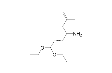 1,1-Diethoxy-6-methylhept-2,6-dien-4-ylamine