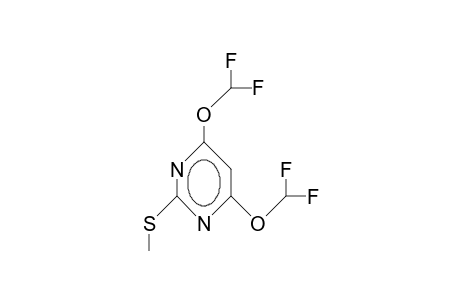 4,6-Difluoromethoxy-2-methylthio-pyrimidine