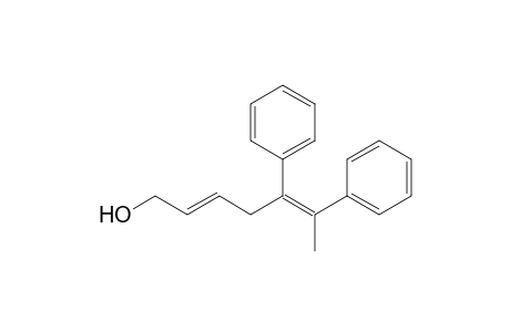 (2E/Z,5Z)-5,6-Diphenylhepta-2,5-dien-1-ol