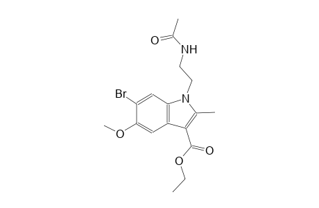 Ethyl 1-[2-(acetylamino)ethyl]-6-bromo-5-methoxy-2-methyl-1H-indole-3-carboxylate