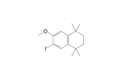 6-iodanyl-7-methoxy-1,1,4,4-tetramethyl-2,3-dihydronaphthalene