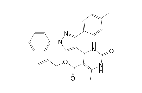 5-pyrimidinecarboxylic acid, 1,2,3,4-tetrahydro-6-methyl-4-[3-(4-methylphenyl)-1-phenyl-1H-pyrazol-4-yl]-2-oxo-, 2-propenyl ester