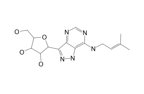 2-(hydroxymethyl)-5-[7-(3-methylbut-2-enylamino)-2H-pyrazolo[4,3-d]pyrimidin-3-yl]oxolane-3,4-diol