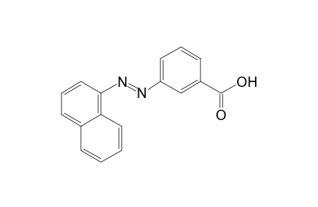 3-[(E)-1-Naphthyldiazenyl]benzoic acid