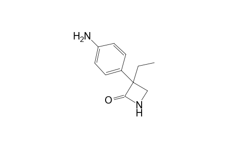 3-(p-AMINOPHENYL)-3-ETHYL-2-AZETIDINONE