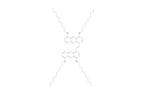 1,2-bis[1',8'-bis(n-Decyloxy)-4'-anthryl]ethylene