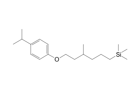 1-[(4'-Isopropylphenyl)oxy]-3-methyl-6-(trimethylsilyl)-hexane