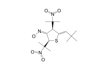 5-[(Z)-2',2'-DIMETHYL-PROPYLIDENE]-REL-2,CIS-4-BIS-(1''-METHYL-1''-NITRO-ETHYL)-TETRAHYDROTHIOPHEN-3-ONE-OXIME