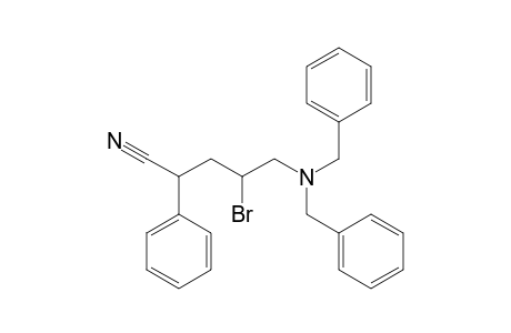 4-Bromo-5-(N,N-dibenzylamino)-2-phenylpentane-1-nitrile