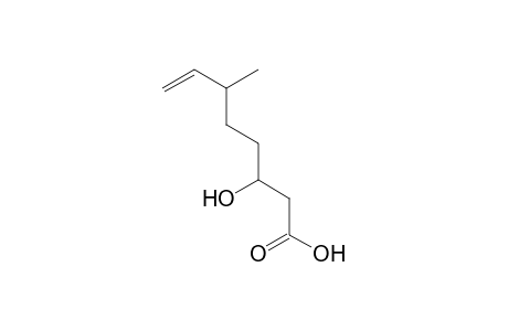 (3r,6s)-3-hydroxy-6-methyl-7-octenoic acid