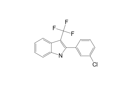 2-(3-CHLOROPHENYL)-3-(TRIFLUOROMETHYL)-INDOLE