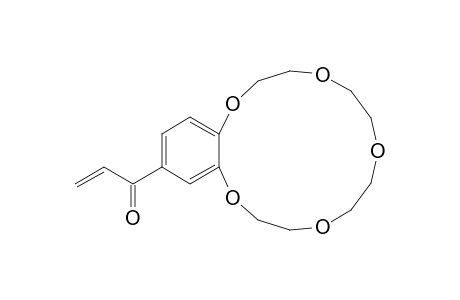 1-(2,3,5,6,8,9,11,12-Octahydro-1,4,7,10,13-benzopentaoxacyclopentadecin-15-yl)-2-propen-1-one
