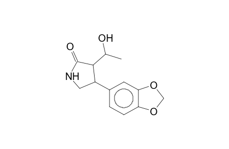 2-Pyrrolidinone, 4-(1,3-benzodioxol-5-yl)-3-(hydroxyethyl)