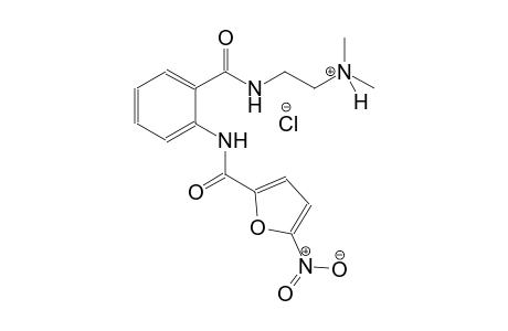 ethanaminium, N,N-dimethyl-2-[[2-[[(5-nitro-2-furanyl)carbonyl]amino]benzoyl]amino]-, chloride