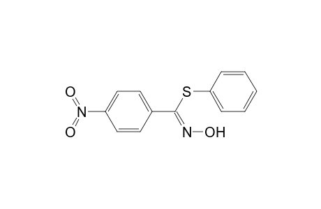 S-phenyl N-hydroxy-4-nitrobenzenecarboximidothioate