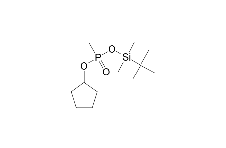 Methylphosphonic acid, anhydride, cyclopentyl [(dimethyl)(tert-butyl)silyl] ester