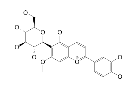 6-C-BETA-GLUCOPYRANOSYL-7-O-METHYL-LUTEOLINIDIN