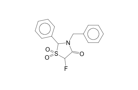 3-Benzyl-5-fluoro-1,1-dioxo-2-phenyl-1^l_6_-thiazolidin-4-one